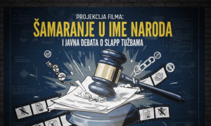 Novinarstvo pod pritiskom i „šamaranje u ime naroda”: Radionica i projekcija filma o SLLAP tužbama u Kragujevcu 2