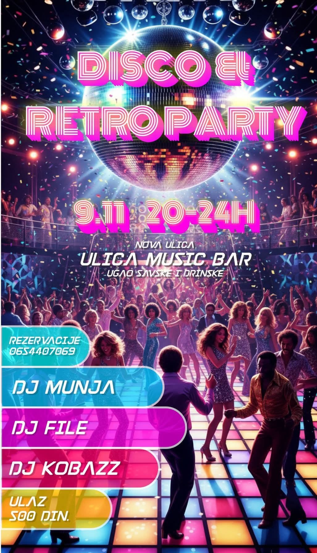 DISCO & RETRO PARTY – Povratak disko groznice u Beograd 2