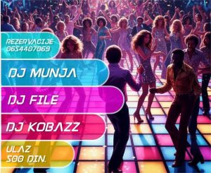 U nedelju, 9. novembra, klub Ulica Music Bar biće domaćin spektakularnog Disco &amp; Retro Party-ja, na kojem će muziku puštati di-džej veterani Munja, File i Kobazz.
