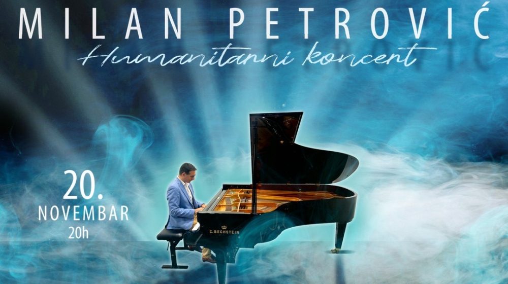 Humanitarni koncert Milana Petrovića za Fondaciju „Jedro“ – 20. novembar, Dom omladine Beograda 1