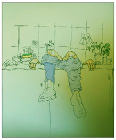 Predstavljanje pesničkog prvenca Nenada Kostića "Kako kentauri nose pantalone" u Kulturnom centru Grad 2