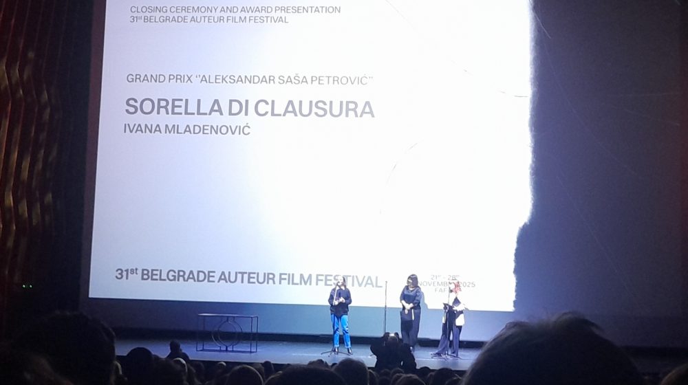 Film “Sorella di Clausura” Ivane Mladenović pobednik 31. FAF: Precizna, oštra, ironična slika sveta koji se raspada pod teretom apsurda 1