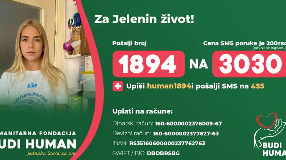 U petak humanitarni turnir u fudbalu “Igramo za život” za pomoć devojčici Jeleni Mišić 1