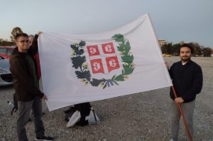 Kragujevčani dočekuju studente koji su pešačili do Novog Sada 1