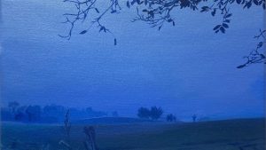 U prostoru Galerije Kolarčeve zadužbine otvorena je samostalna izložba Marije Vukotić pod nazivom „Plavičaskaja“.