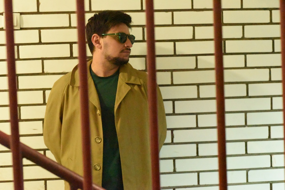 Predstavljanje pesničkog prvenca Nenada Kostića "Kako kentauri nose pantalone" u Kulturnom centru Grad 3