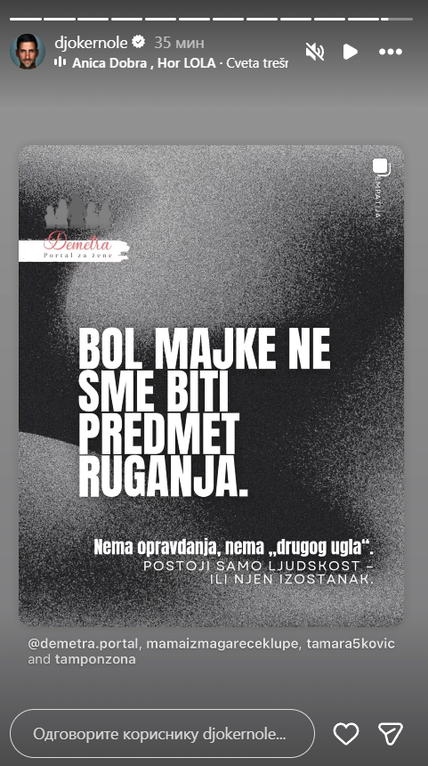 "Nema opravdanja": Novak Đoković stao uz Dijanu Hrku 2 "Nema opravdanja": Novak Đoković stao uz Dijanu Hrku 1