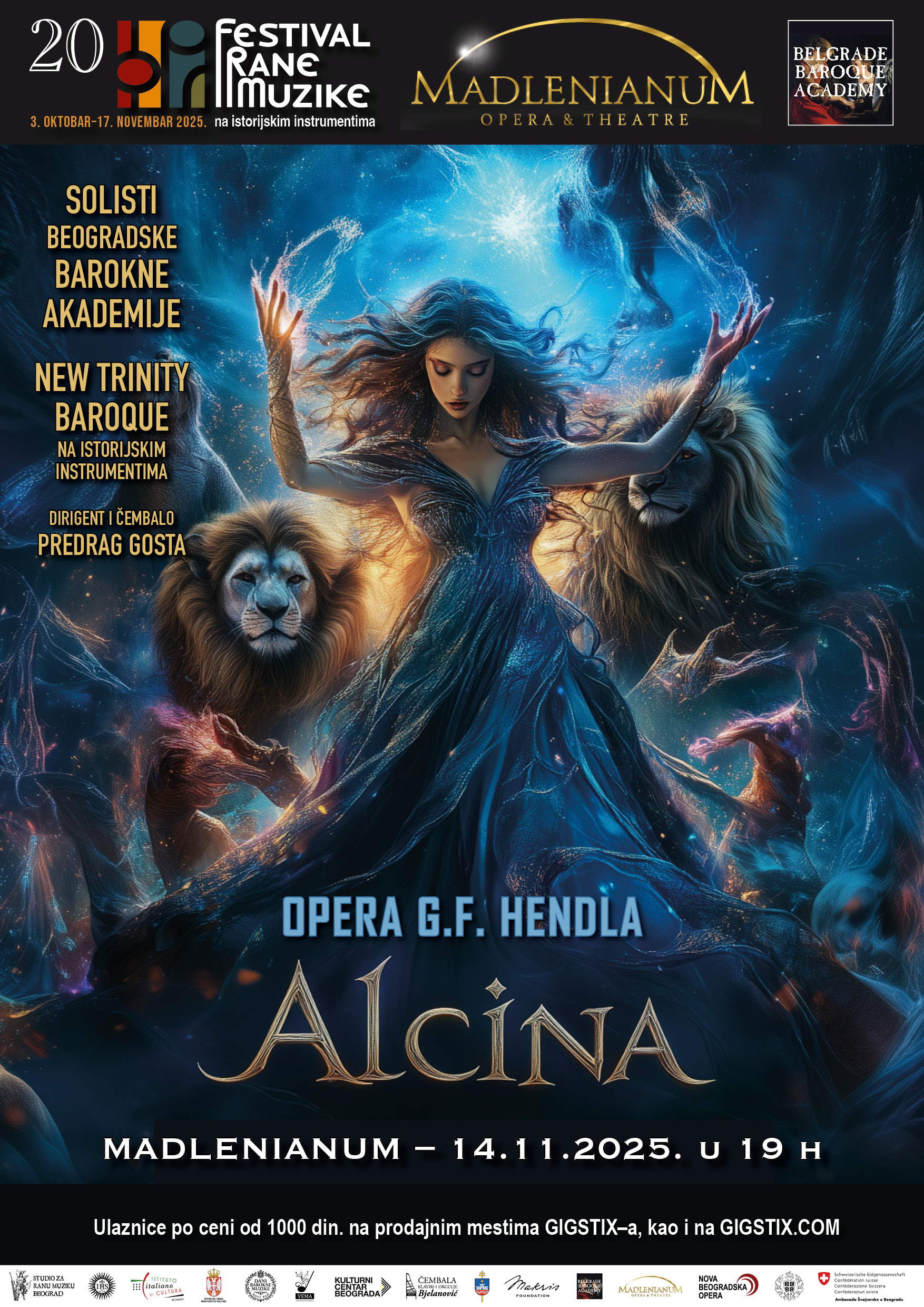 Hendlova „Alćina" na XX Festivalu rane muzike 14. novembra u Madlenianumu 1