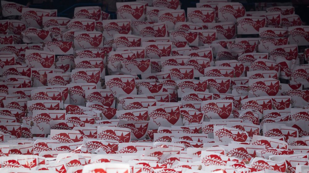 Zvezda-Olimpijakos navijači