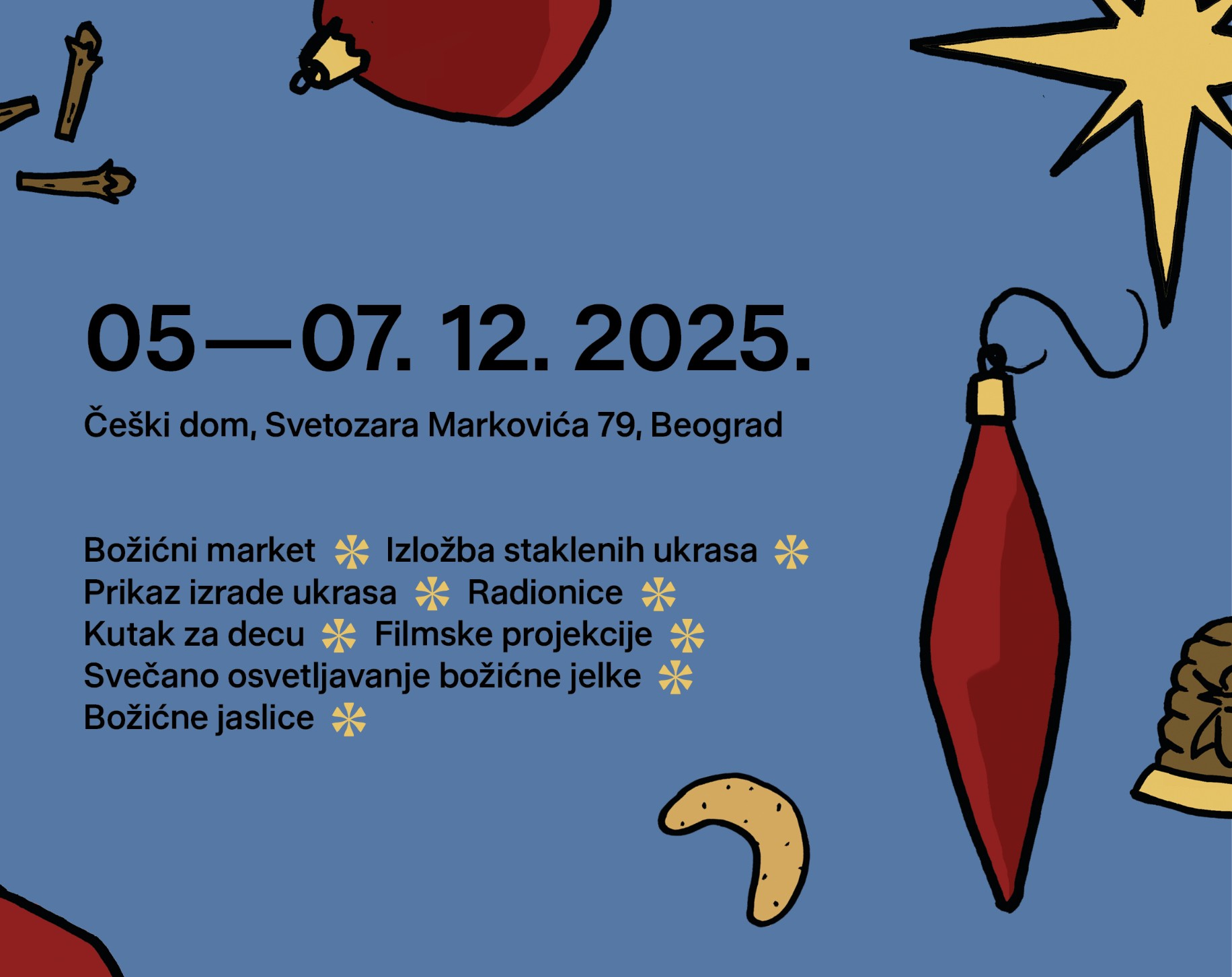 Češka božićna čarolija u Beogradu: Tradicija, rukotvorine i jedinstveni stakleni ukrasi iz Češke 2