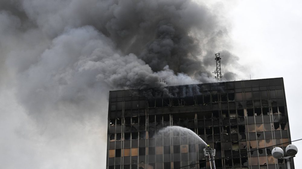 Zagreb, požar, Vjesnikov soliter
