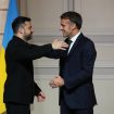 Volodimir Zelenski i Emanuel Makron