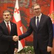 Posle svečanog dočeka, u toku sastanak Vučića i predsednika Gruzije 8