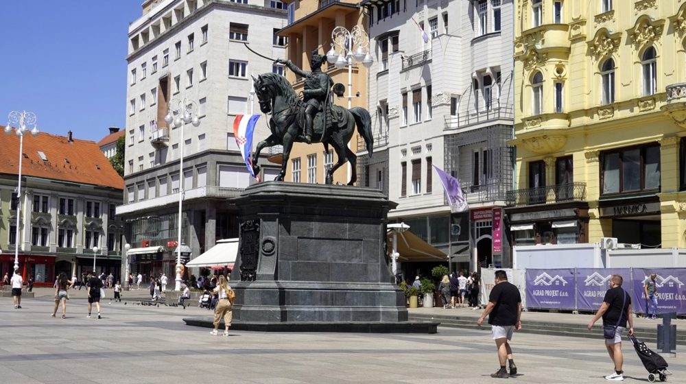Zagreb, trg Bana Jelačića