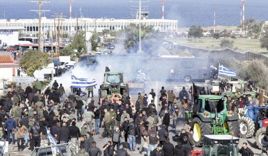 Grčka, blokada, poljoprivrednici