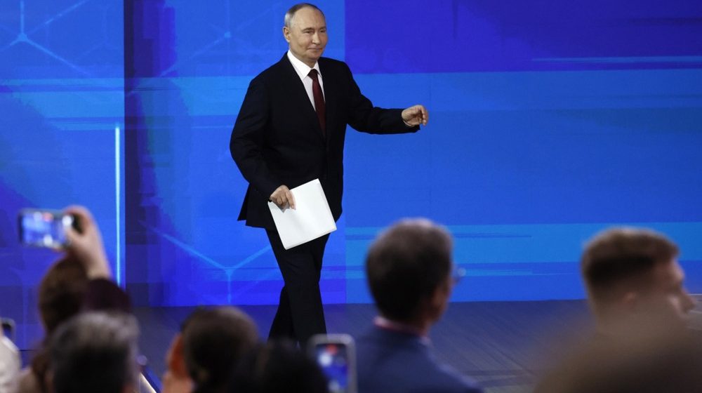 (VIDEO) Počeo godišnji događaj 'Rezime godine' sa Putinom, stigli i novinari iz "neprijateljskih država": "Rat težak teret za ekonomiju, Zelenski prilično talentovan" 9