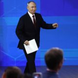 (VIDEO) Počeo godišnji događaj 'Rezime godine' sa Putinom, stigli i novinari iz "neprijateljskih država": "Rat težak teret za ekonomiju, Zelenski prilično talentovan" 7