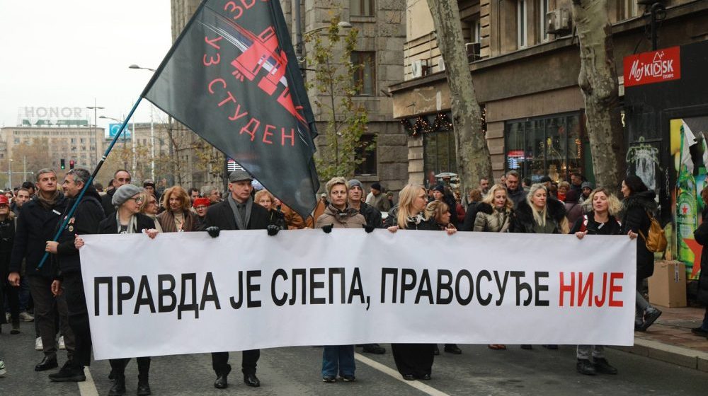 Studenti u Beogradu: Skup podrške pravosuđu ispred Ustavnog suda 1