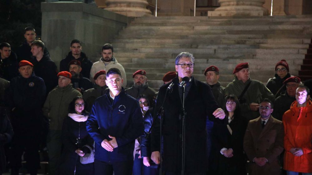 Njemu je bilo važno da onemogući pristup zgradi Predsedništva u kojoj sedi 1