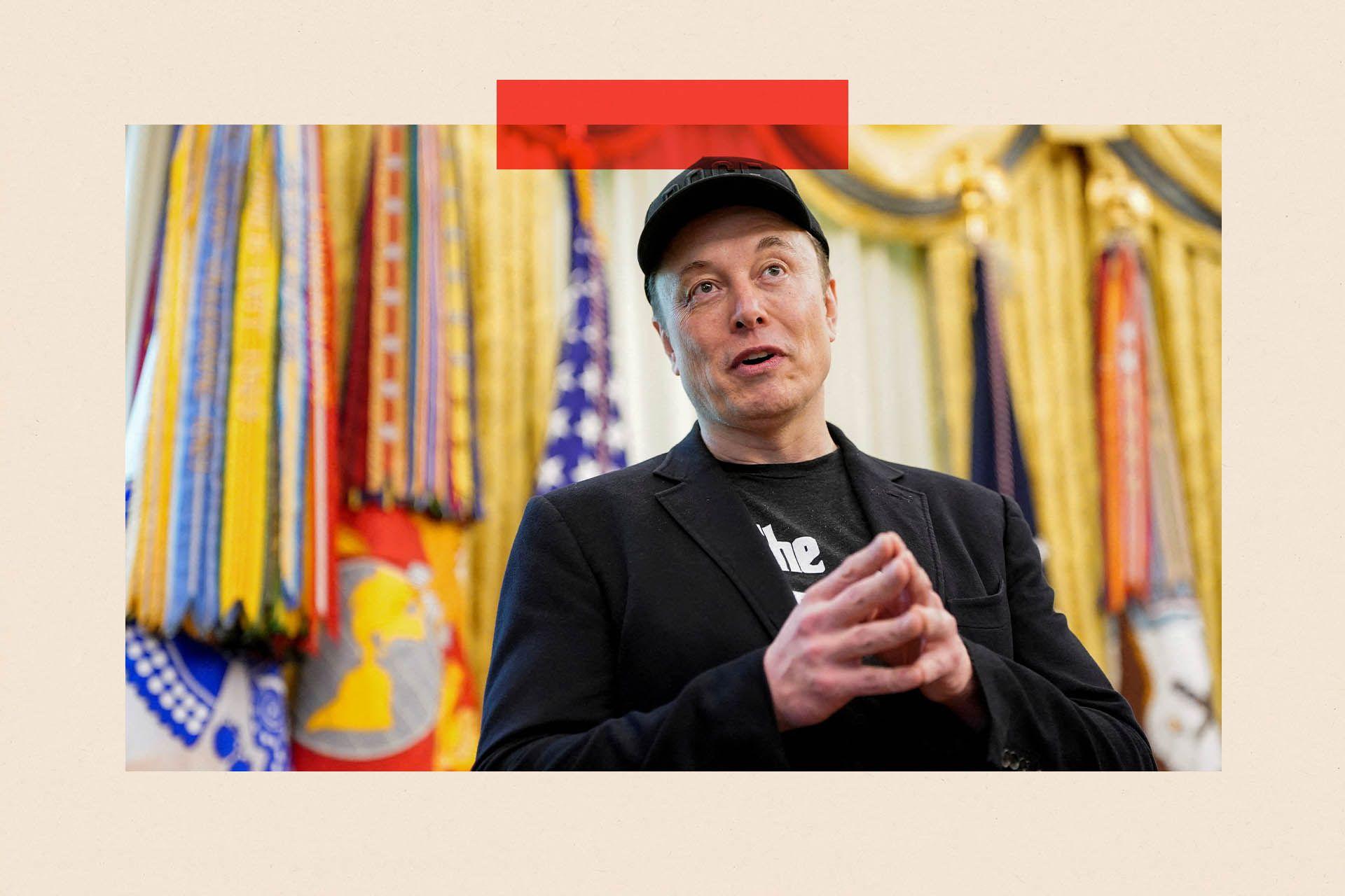 Ilon Mask govori tokom konferencije za novinare sa predsednikom SAD Donaldom Trampom (nije na slici), u Beloj kući
