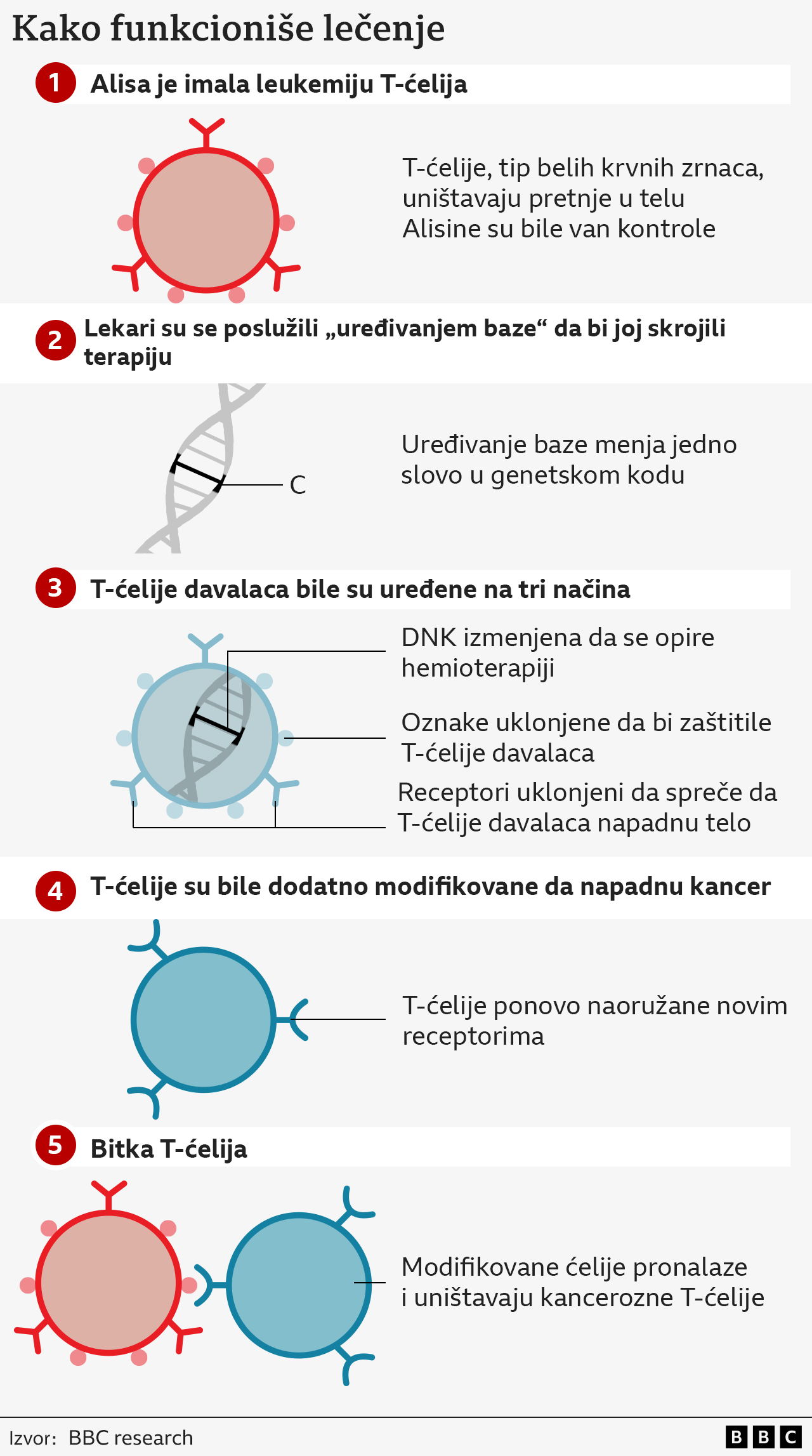 Genska terapija zaustavlja neizlečivu leukemiju 4 Lečenju je podvrgnuto još osmoro dece i dvoje odraslih sa akutnom limfoblastičnom leukemijom T-ćelija