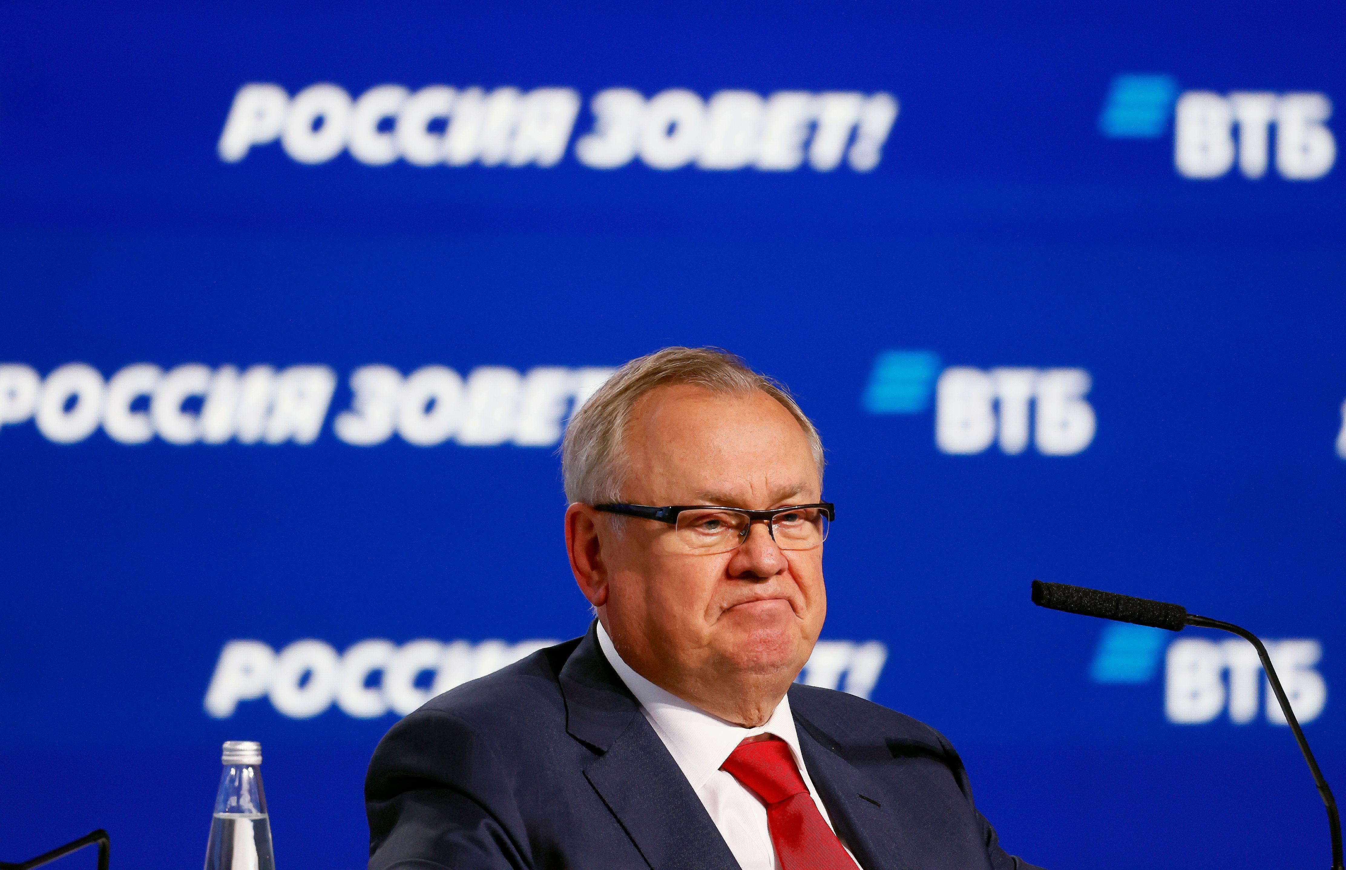 Zamrznuta ruska imovina: Šta hoće EU i zašto se Belgija protivi 11 Andrej Kostin, predsedavajući VTB-a, jedne od vodećih ruskih banaka u državnom vlasništvu