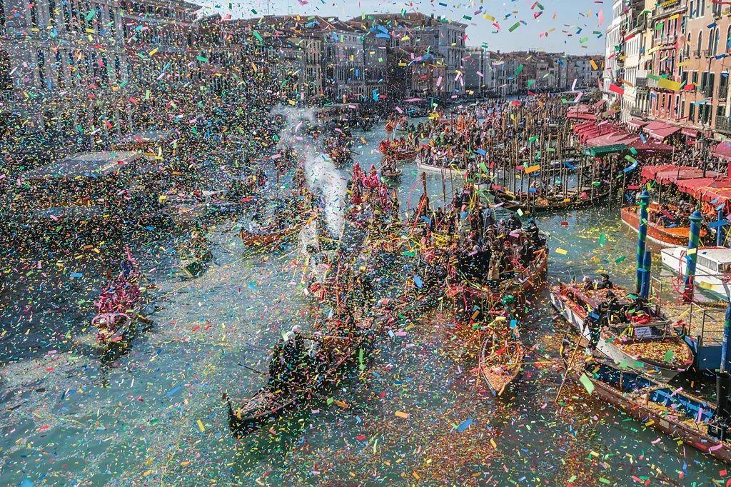 venecija, karneval brodova u veneciji, veliki kanal u veneciji