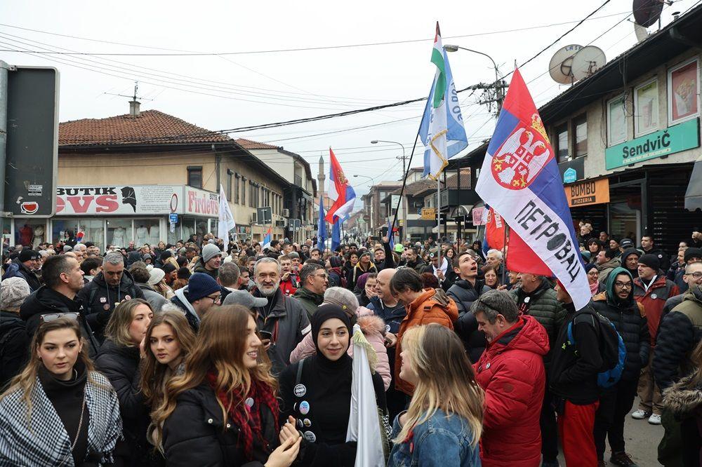 studentski protest u Novom Pazaru
