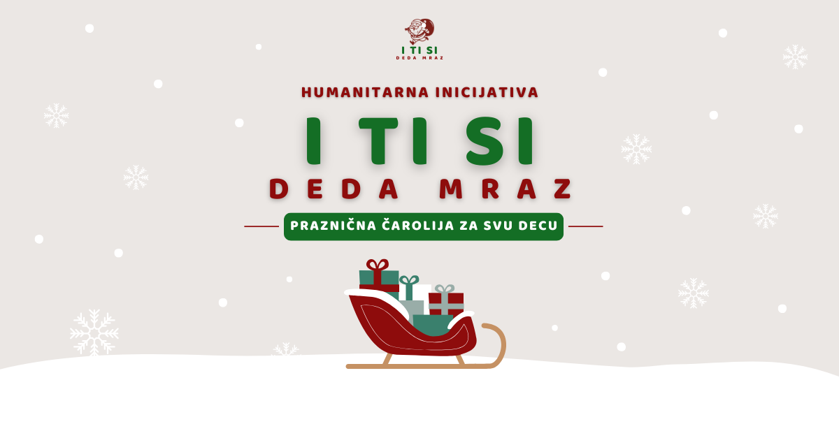Počinje velika humanitarna akcija za najugroženiju decu: „I ti si Deda Mraz“
