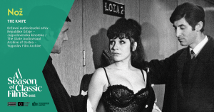 Jugoslovenska kinoteka je u okviru evropskog projekta Sezona filmskih klasika digitalno restaurisala krimi dramu „Nož“ (1967) reditelja i scenariste Živorada Žike Mitrovića, a nova kopija biće premijerno prikazana večeras, 11. decembra, u sali „Makavejev“ - besplatna projekcija počinje u 20 h, dok će u 21 h film moći da se vidi i na Youtube kanalu Kinoteke, uz titl na engleskom jeziku.