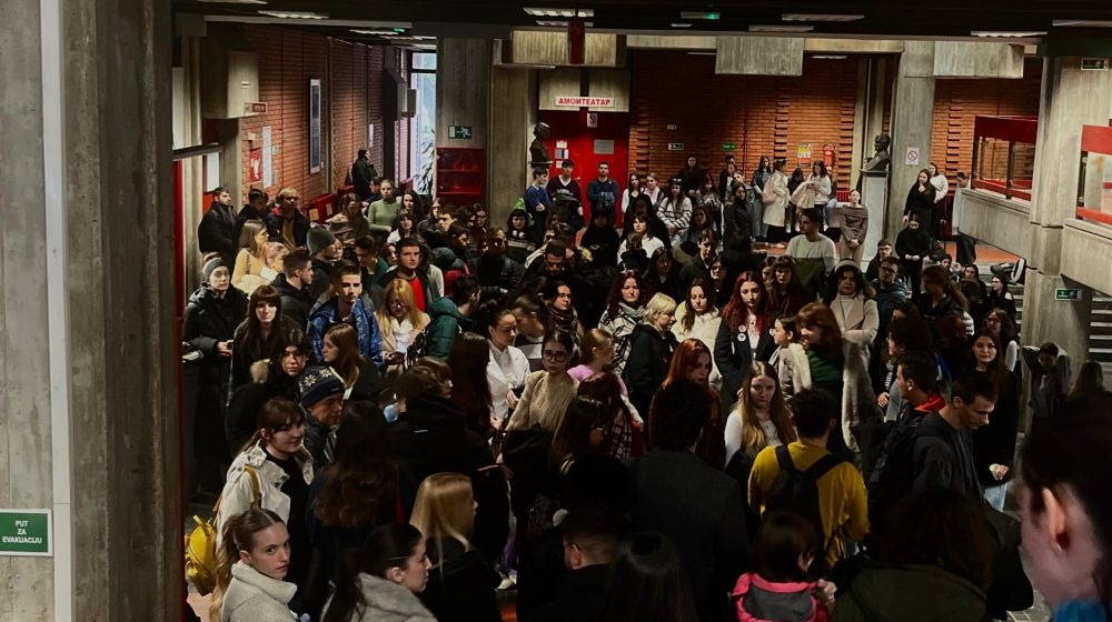 Studenti Filozofskog fakulteta u Novom Sadu obeležili godišnjicu blokade fakulteta 1