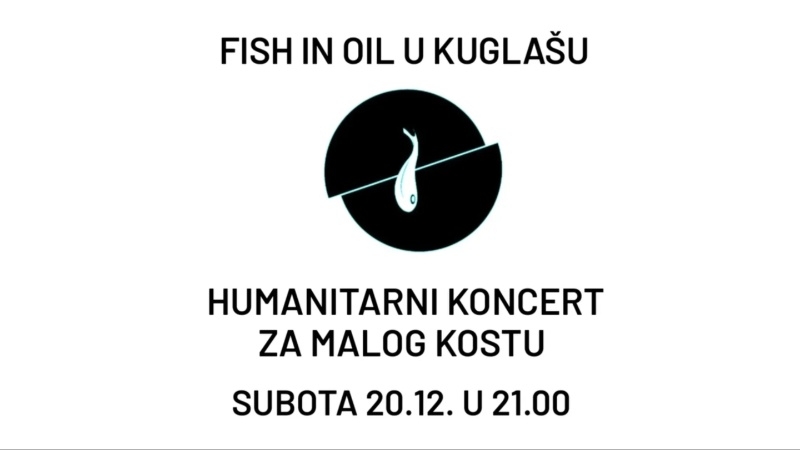 Fish in Oil u Kuglašu sviraju humanitarno za Kostu 10