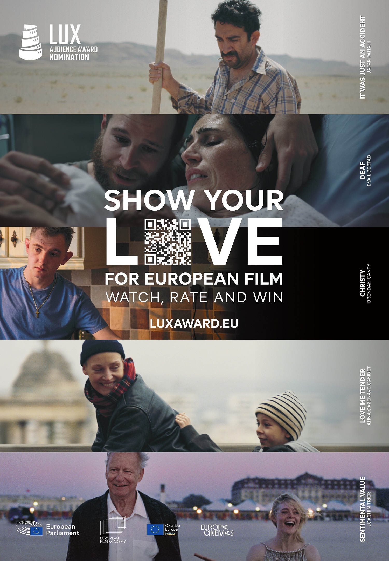 Prestižna Evropska nagrada publike „LUX Audience Award“ Evropske filmske akademije i Evropskog parlamenta prvi put i u Srbiji 1