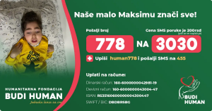 Malom Maksimu potrebna pomoć za nastavak lečenja 15