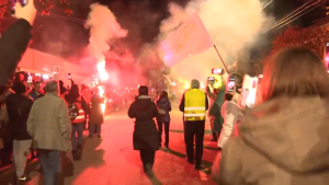 Studenti, Šid, doček