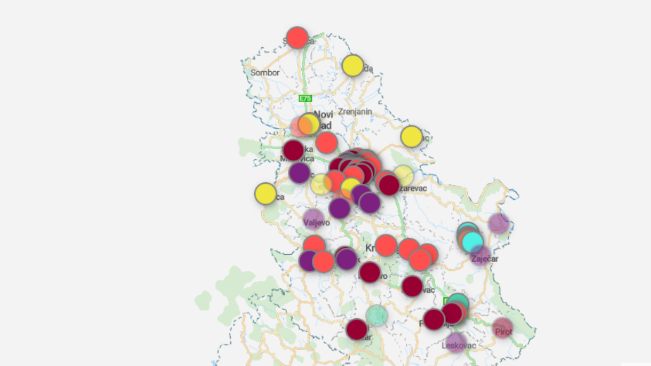 Srbija u crvenom: U većini mesta vazduh zagađen, najgore je na ovih 12 lokacija 6