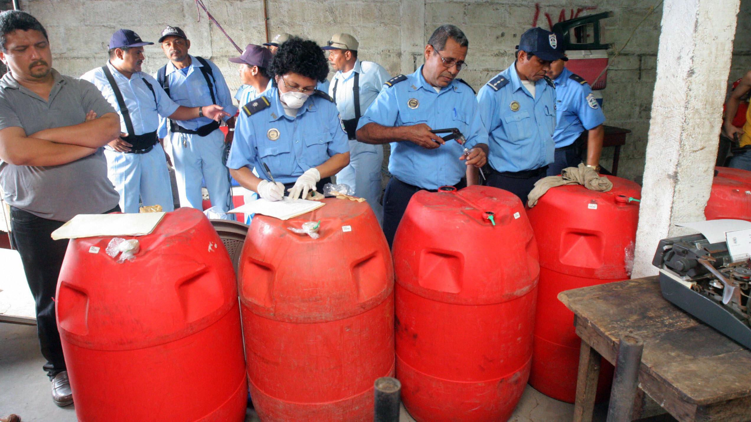 Zaplena spornih napitaka u Nikaragvi