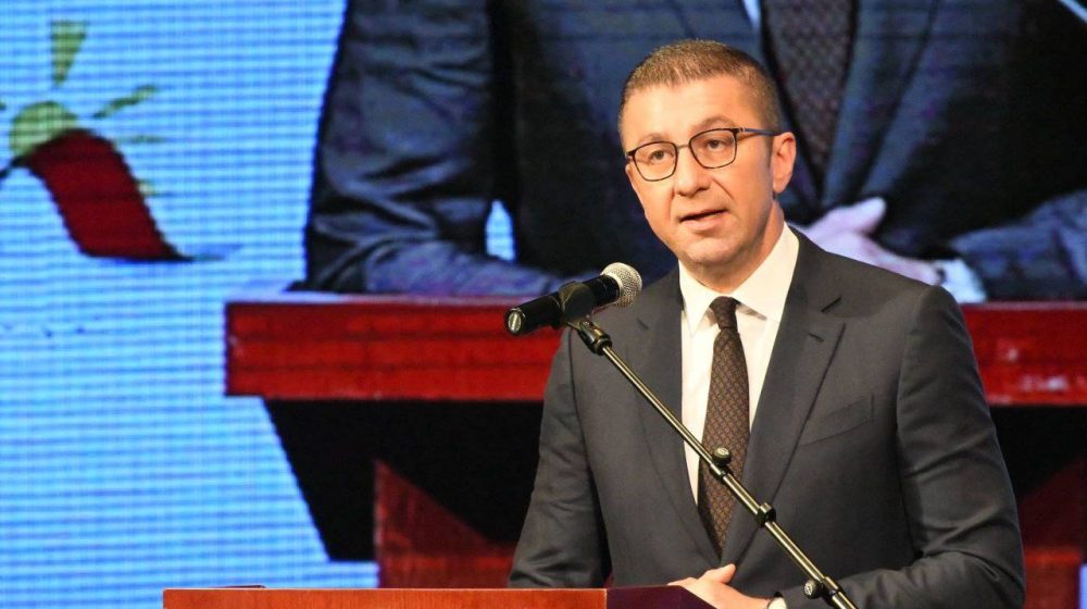 Premijer Severne Makedonije i lider VMRO DPMNE Hristijan Mickoski