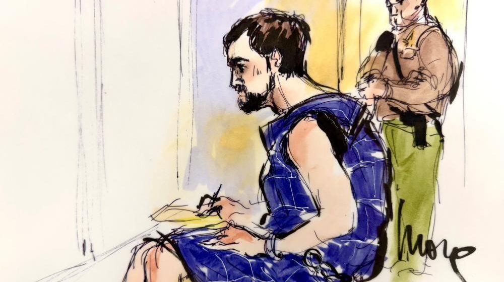 Nik Rajner, optužen za ubistvo roditelja, u sudu bez majice, rekao samo tri reči 6