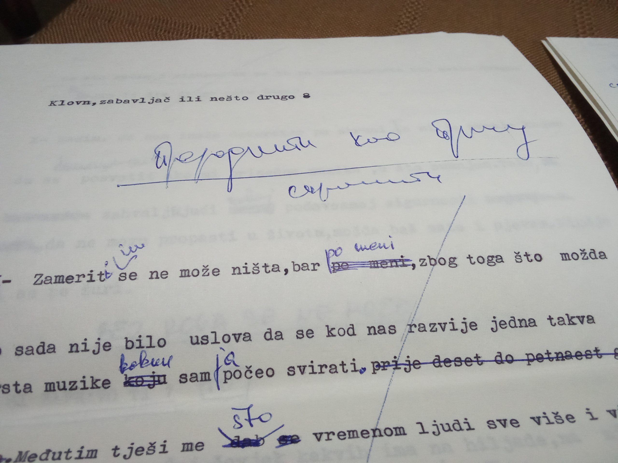 Uz Ibricu o Ibrici (Povodom večerašnjeg koncerta i intervjua mladog 47 godina) 2