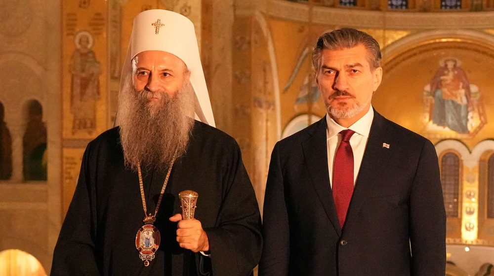 Predsednik Gruzije Kavelašvili posetio patrijarha Porfirija 10