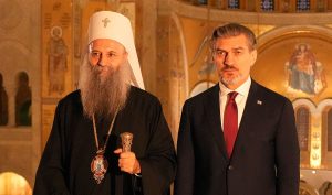 Predsednik Gruzije Kavelašvili posetio patrijarha Porfirija 12