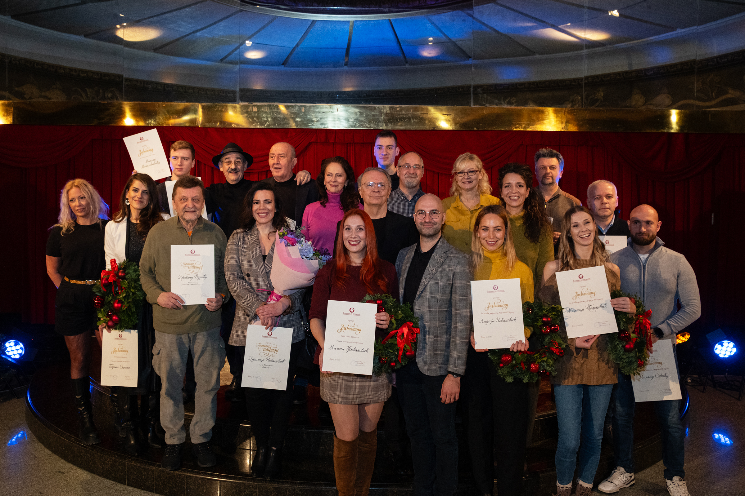 Pozorište na Terazijama proslavilo 76. rođendan i dodelilo godišnje nagrade 2