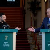 Volodimir Zelenski i Majkl Martin