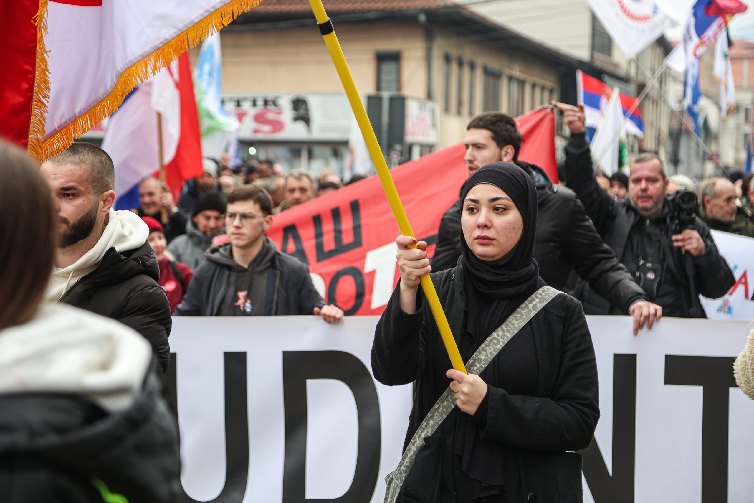 Protest studenata u blokadi "Ili oni ili mi" u Novom Pazaru kroz fotografije 23