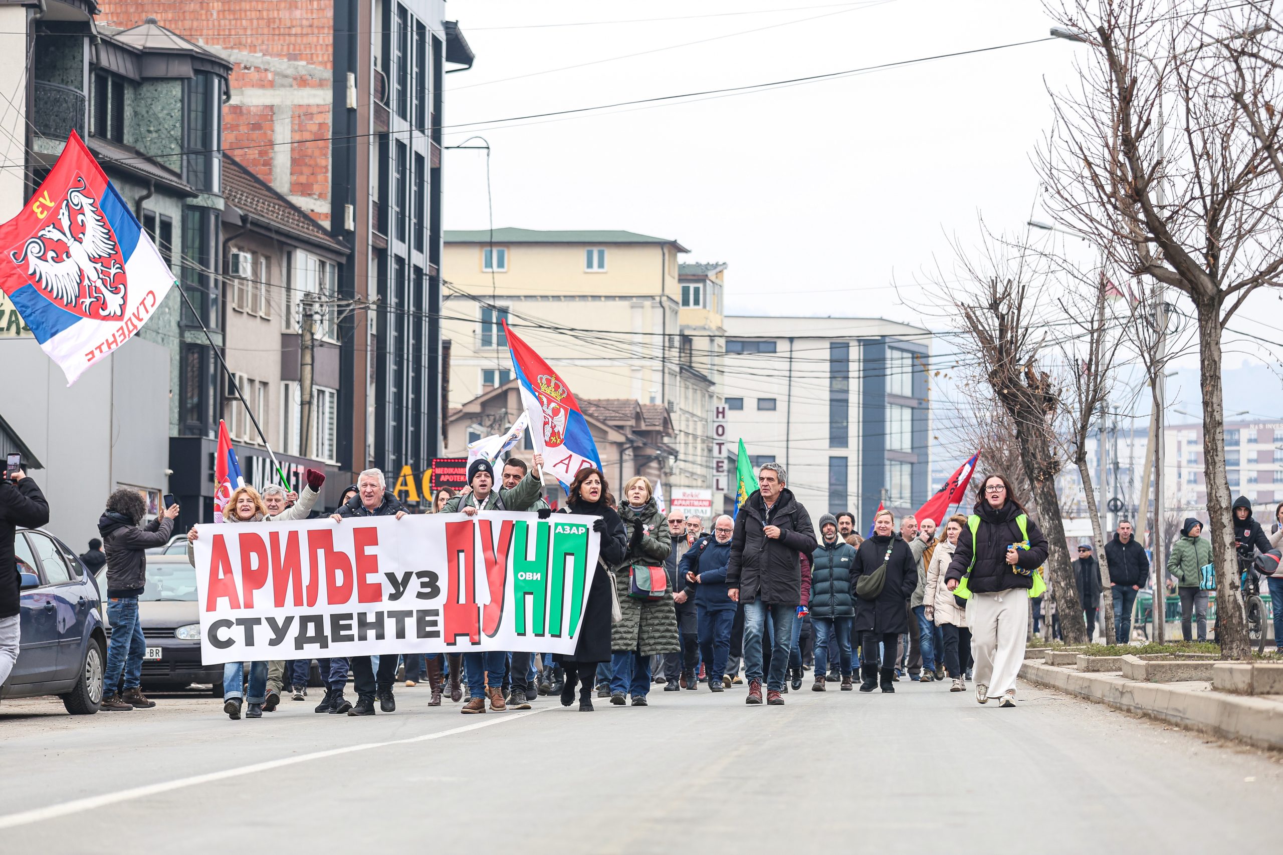 Protest studenata u blokadi "Ili oni ili mi" u Novom Pazaru kroz fotografije 17
