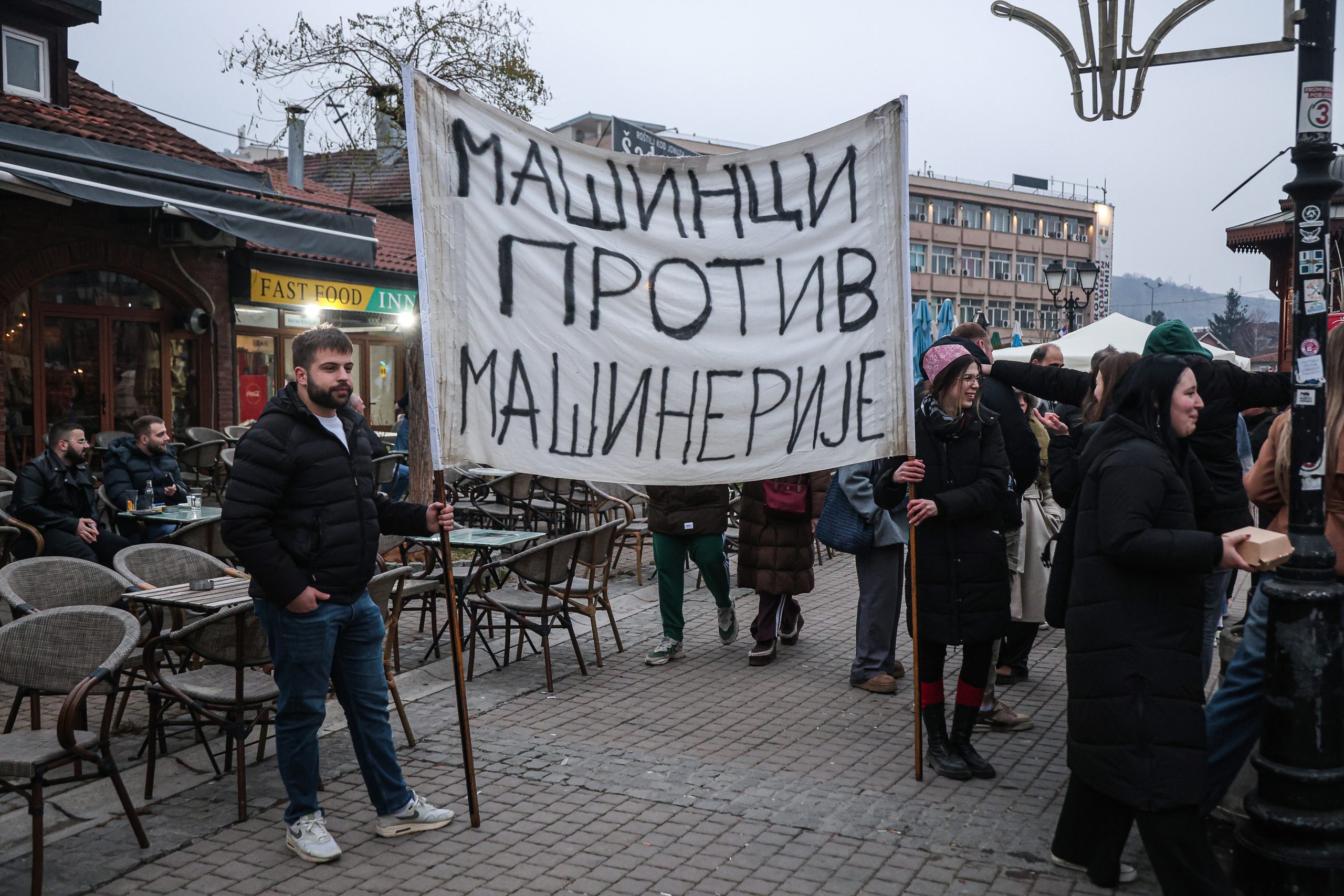 Protest studenata u blokadi "Ili oni ili mi" u Novom Pazaru kroz fotografije 12