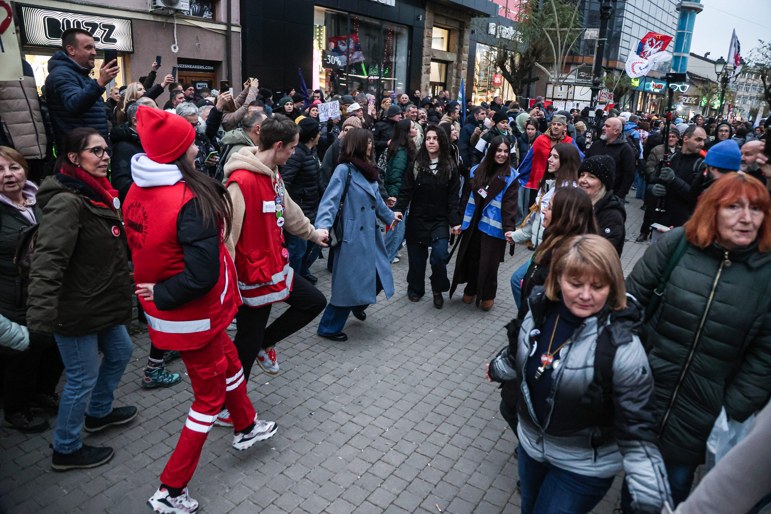 Protest studenata u blokadi "Ili oni ili mi" u Novom Pazaru kroz fotografije 11