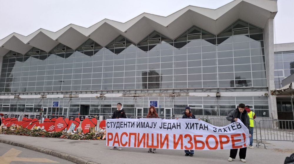 Protest studenata u Novom Sadu protiv brutalnosti policije 1