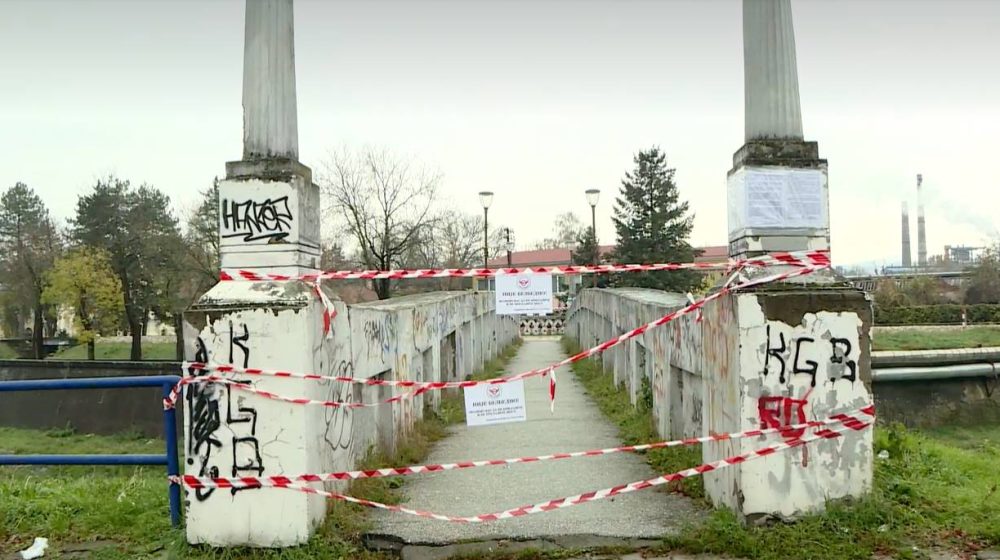 Pešački most preko Lepenice u Kragujevcu